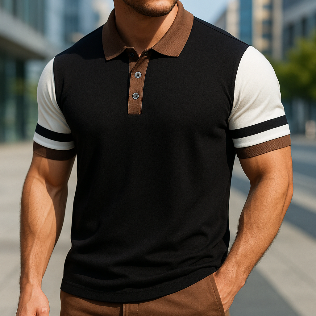 Rigato - Knitted Silk Polo