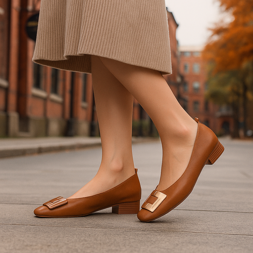 Aveline - Genuine Leather Flats