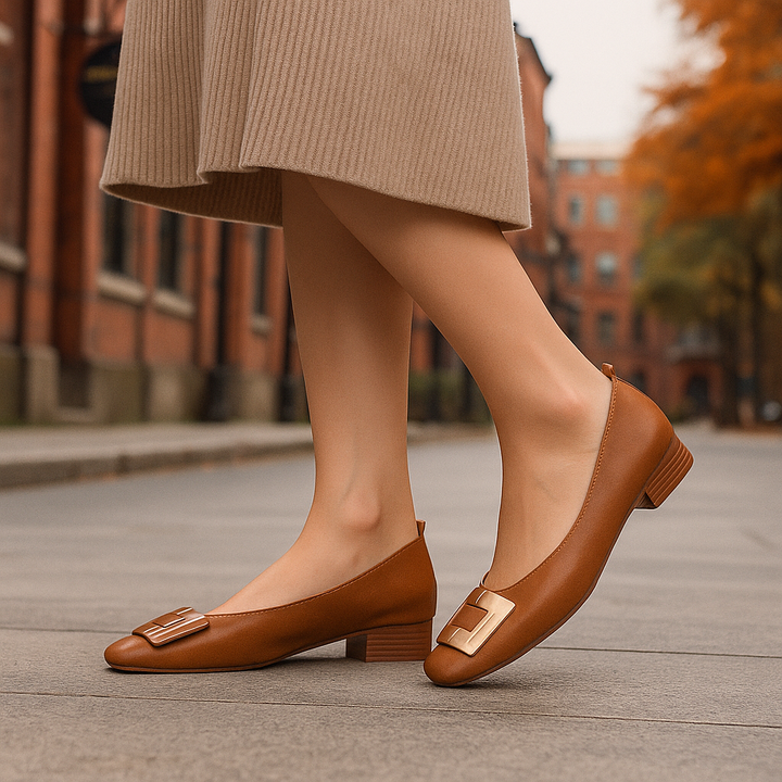 Aveline - Genuine Leather Flats