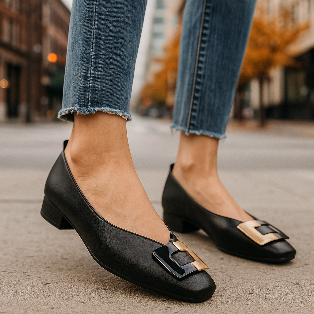 Aveline - Genuine Leather Flats