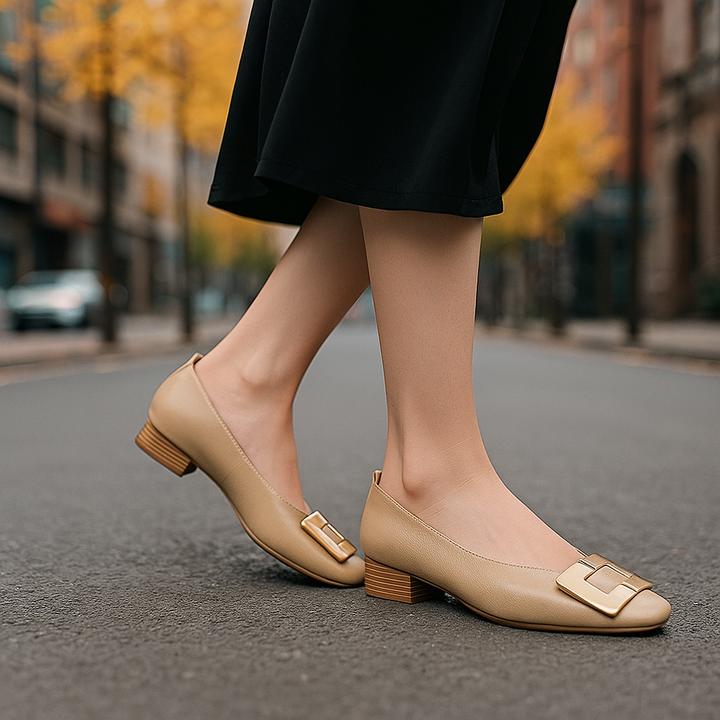 Aveline - Genuine Leather Flats