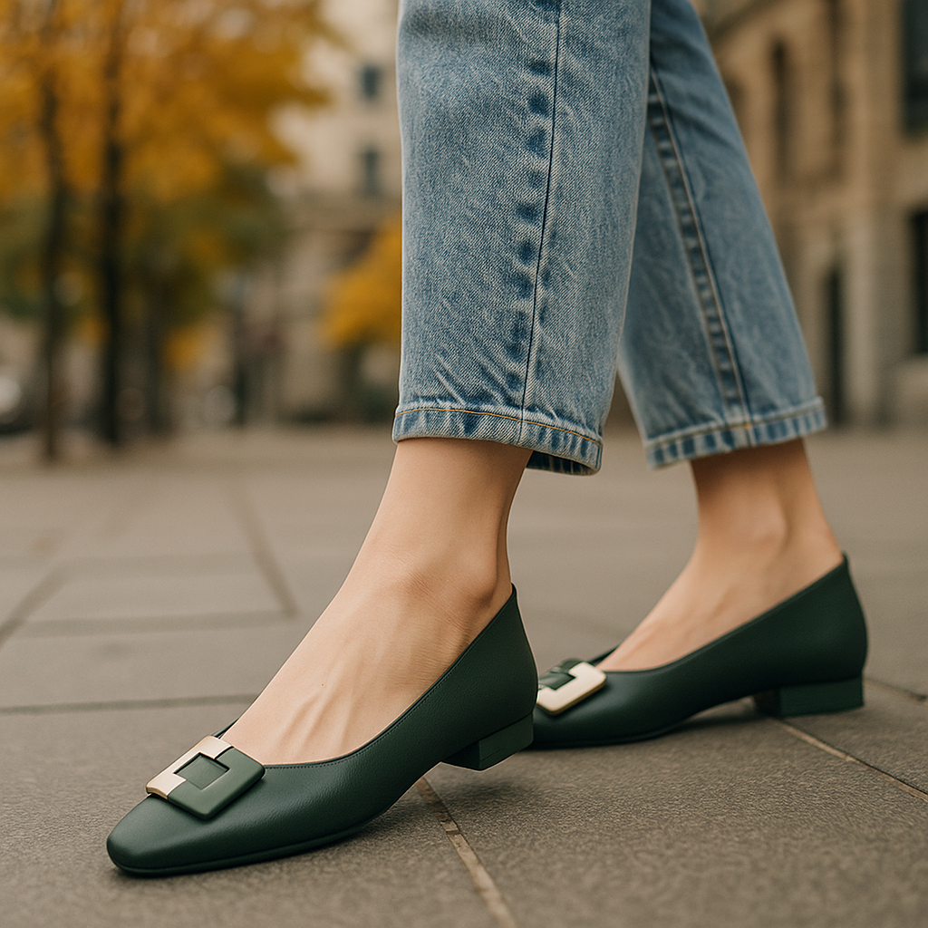 Aveline - Genuine Leather Flats