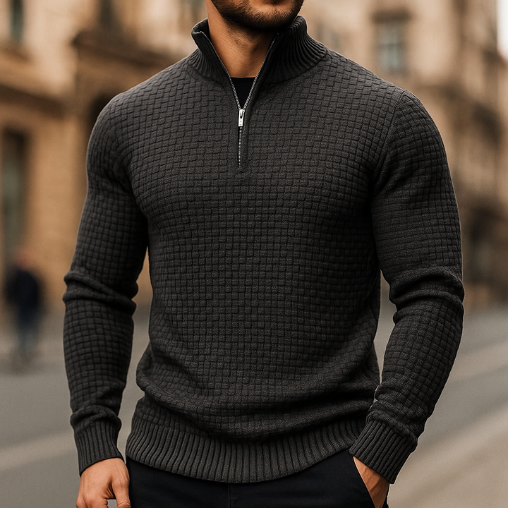Nerado - Wool Waffle Knit Sweater