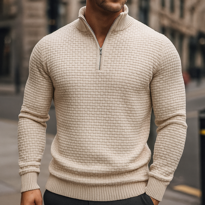 Nerado - Wool Waffle Knit Sweater