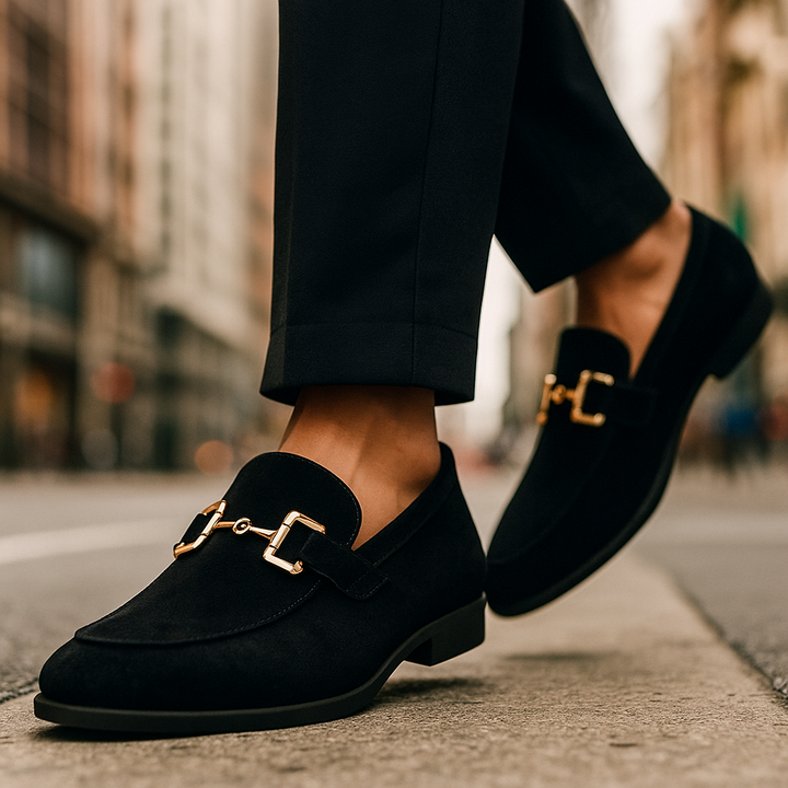 Savelli Suede Leather Loafers