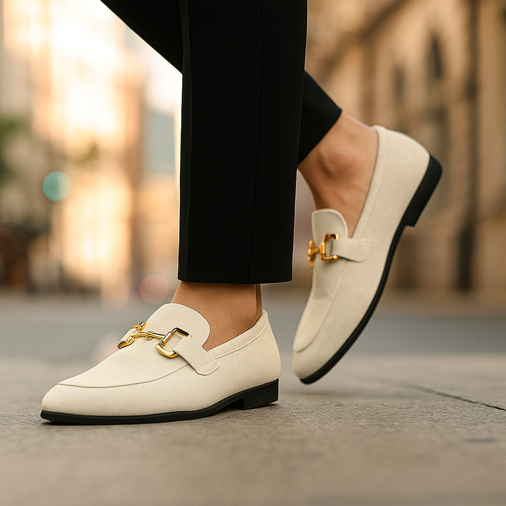 Savelli Suede Leather Loafers