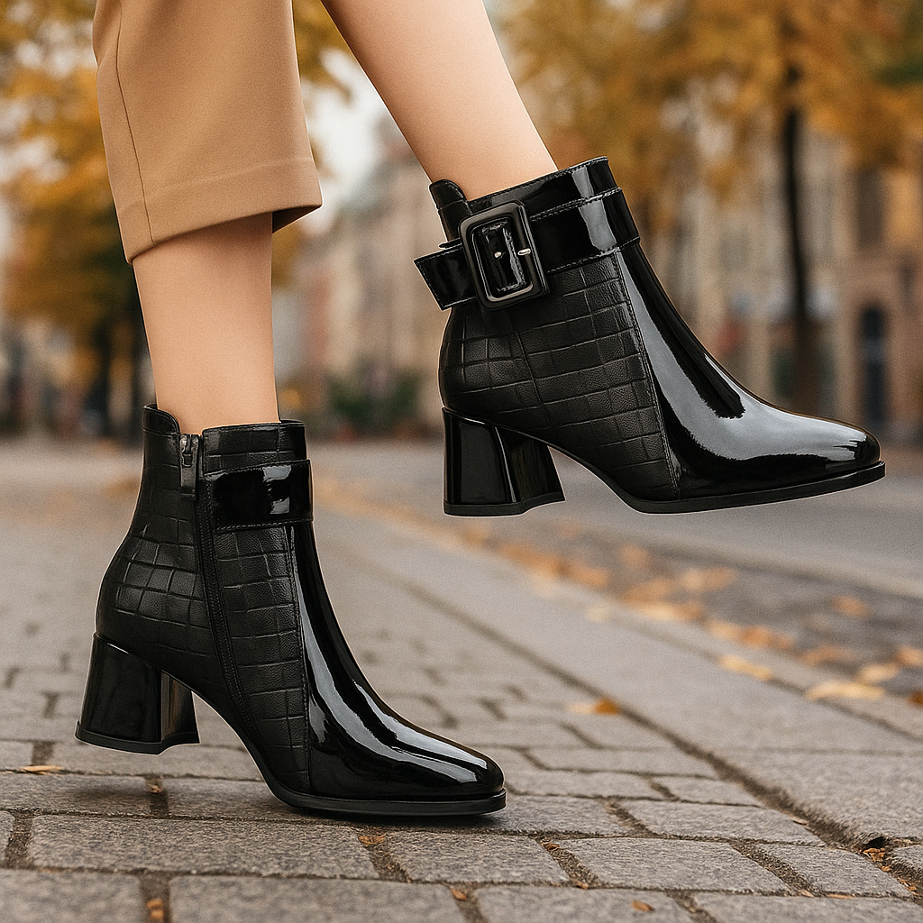 Savora - Leather Ankle Boots