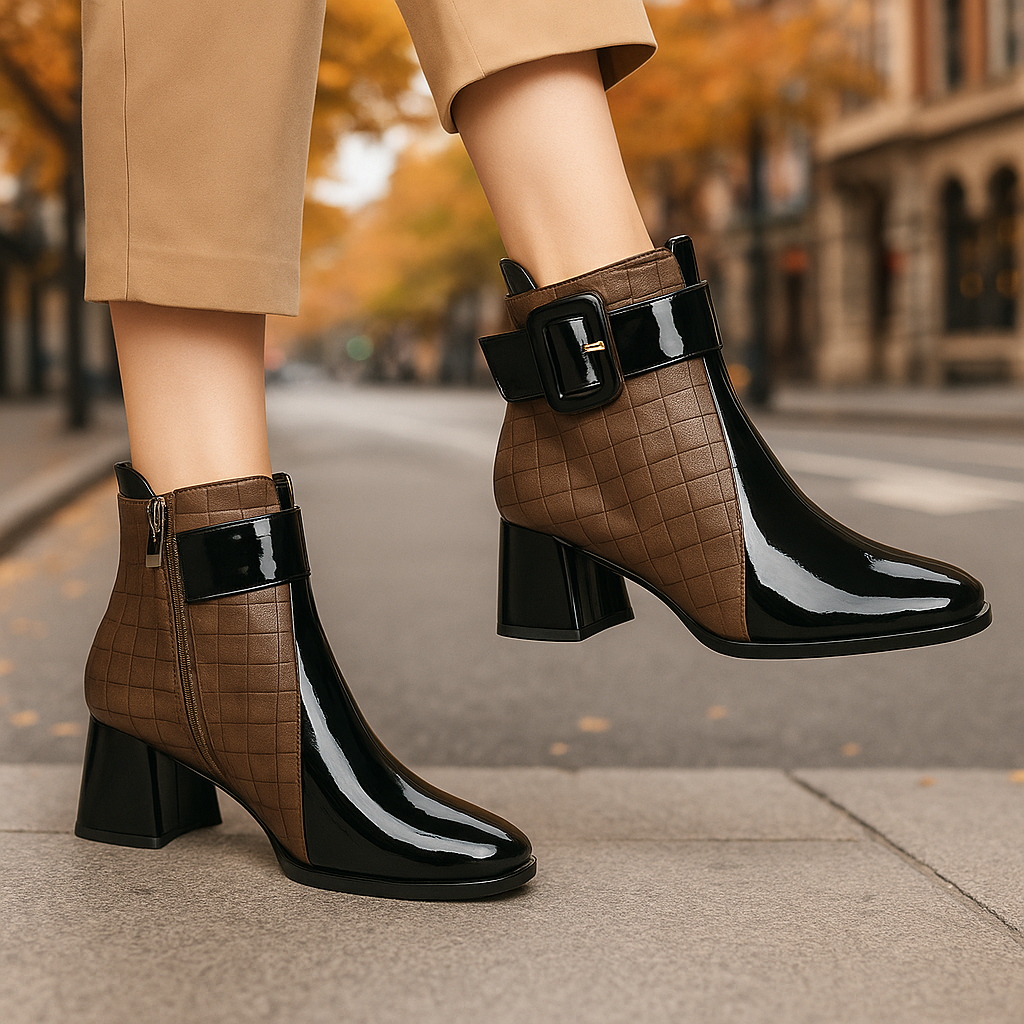Savora - Leather Ankle Boots