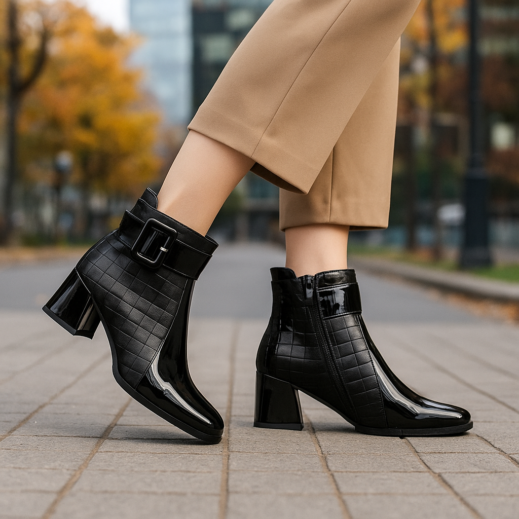 Savora - Leather Ankle Boots