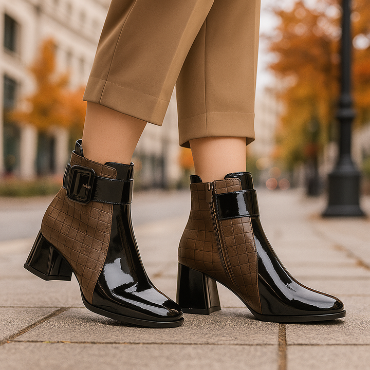Savora - Leather Ankle Boots