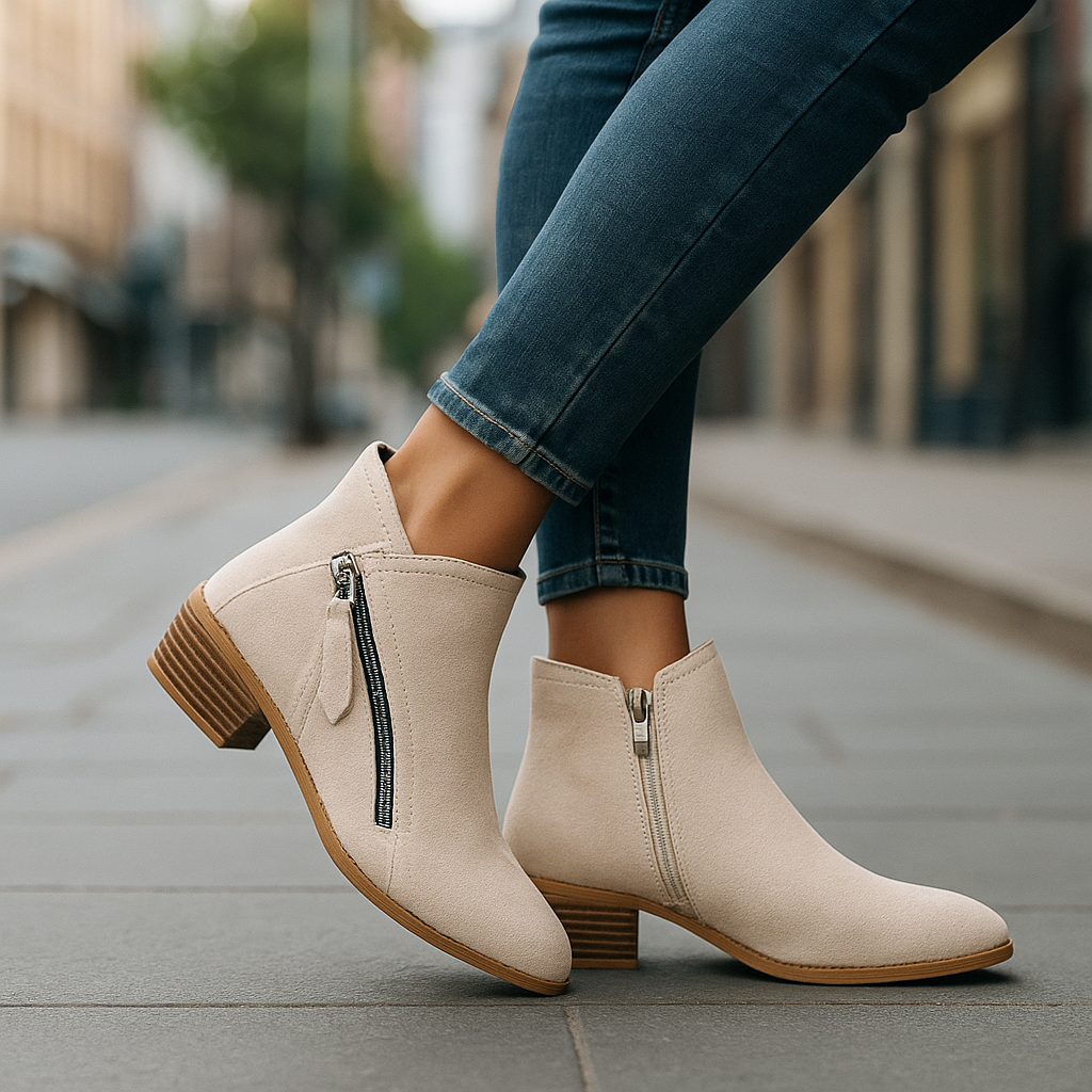 Novessa - Suede Leather Bottines