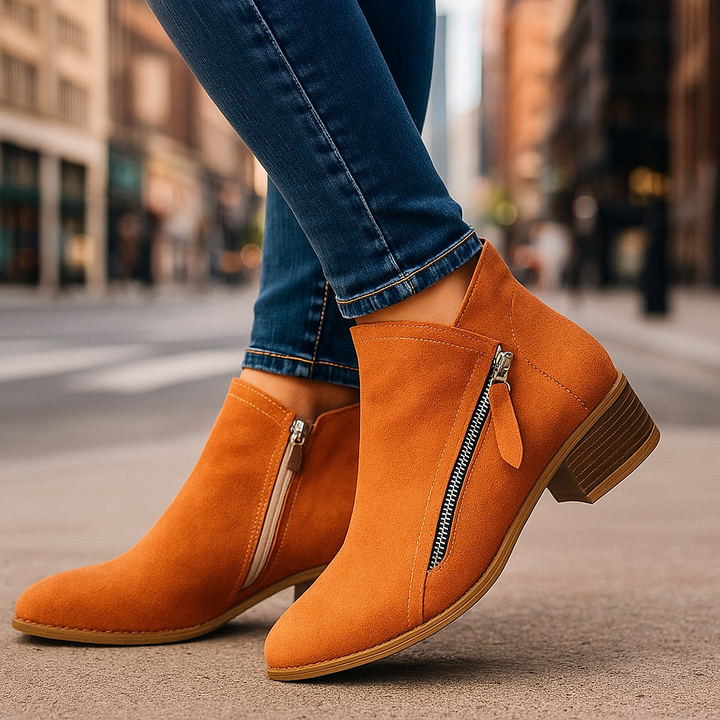 Novessa - Suede Leather Bottines