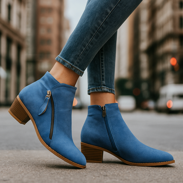 Novessa - Suede Leather Bottines