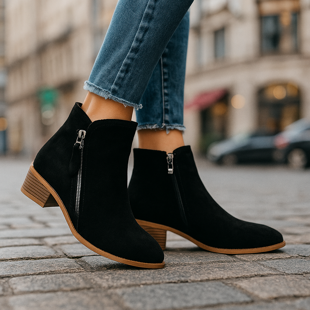 Novessa - Suede Leather Bottines