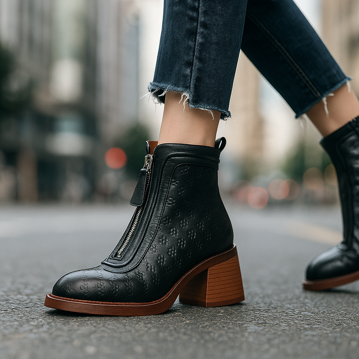 Ardella - Leather Heels