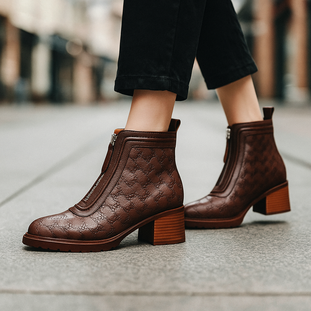 Ardella - Leather Heels