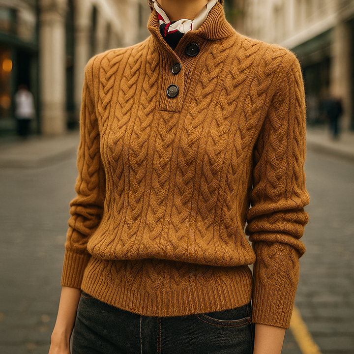 Sorvella - Knitted Collar Sweater