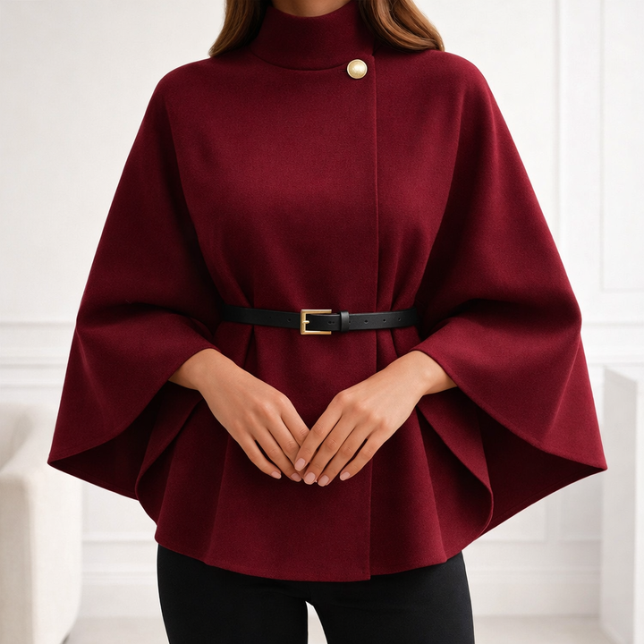 Sofia - Cotton Buckle Cape