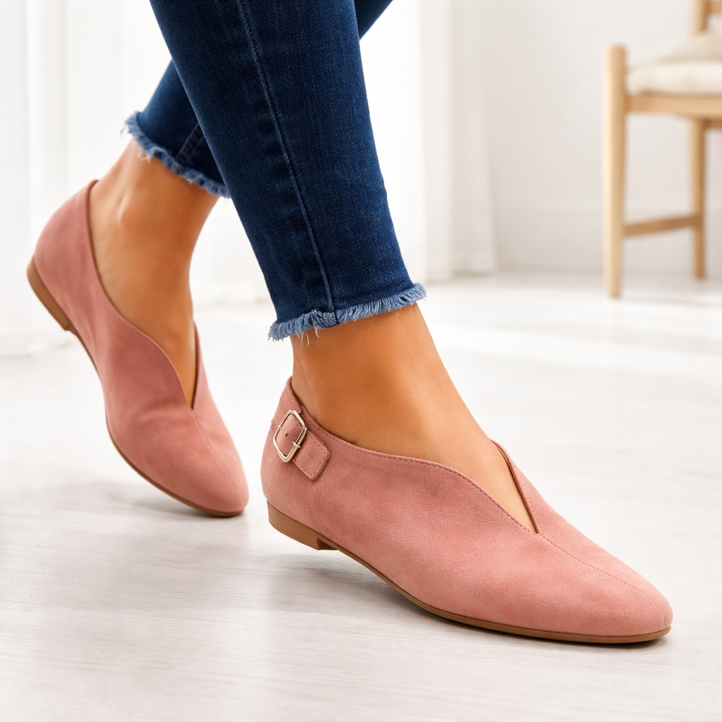 Carmella - Suede Leather Loafers