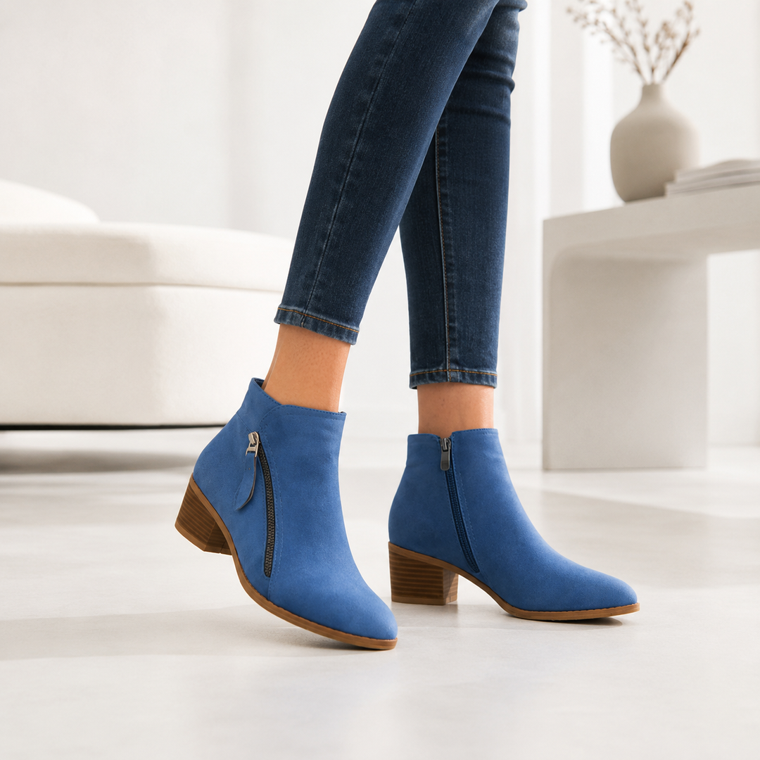 Novessa - Suede Leather Bottines