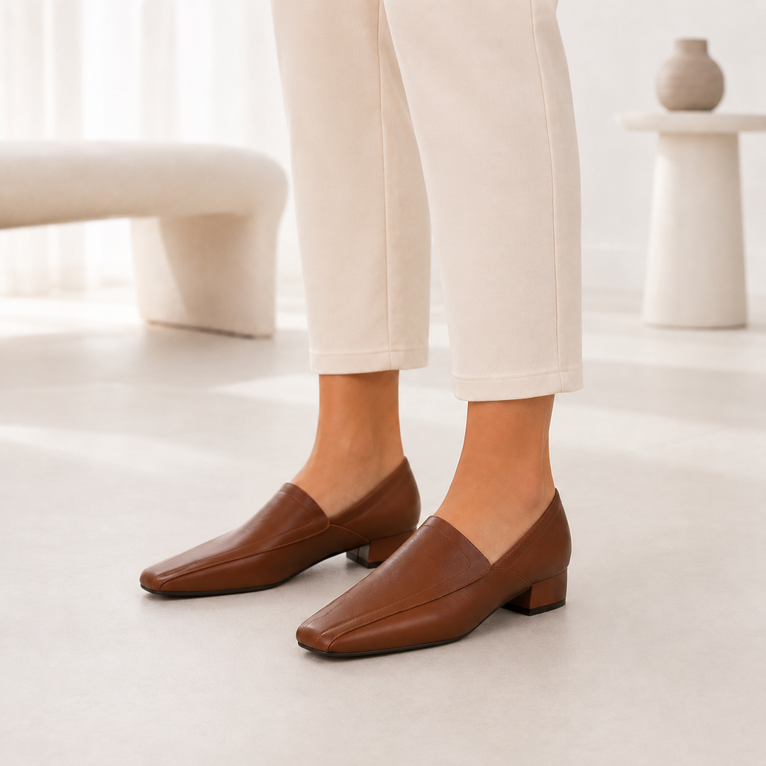 Aurelia - Leather Flats