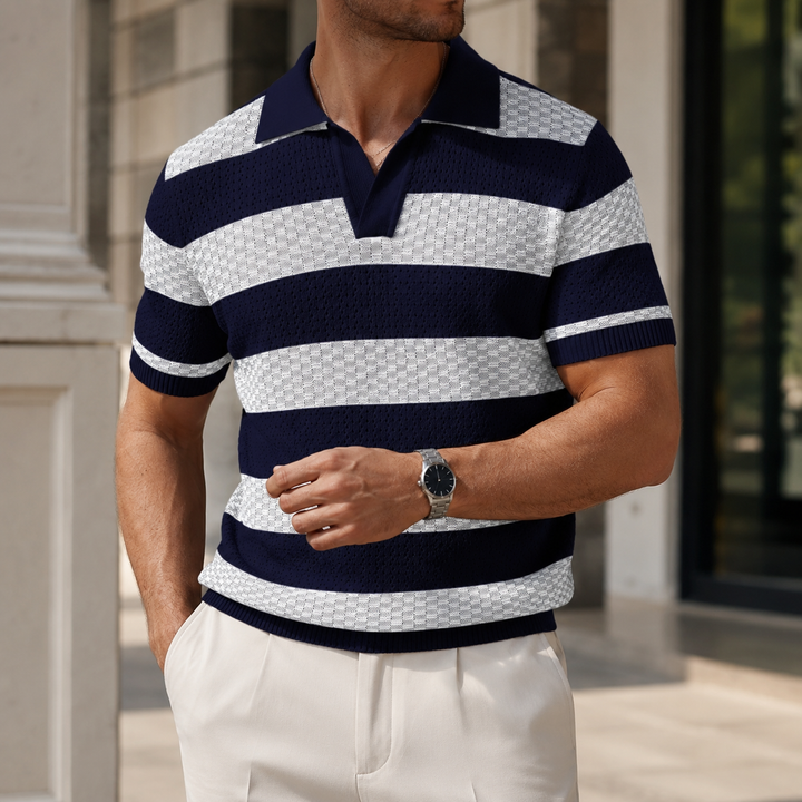Bellavero – Textured Knit Polo