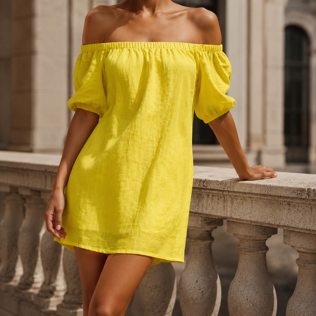 Amarena - Linen Dress