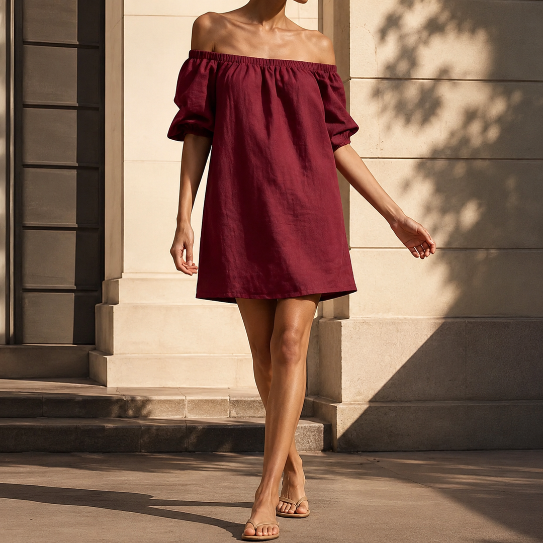 Amarena - Linen Dress