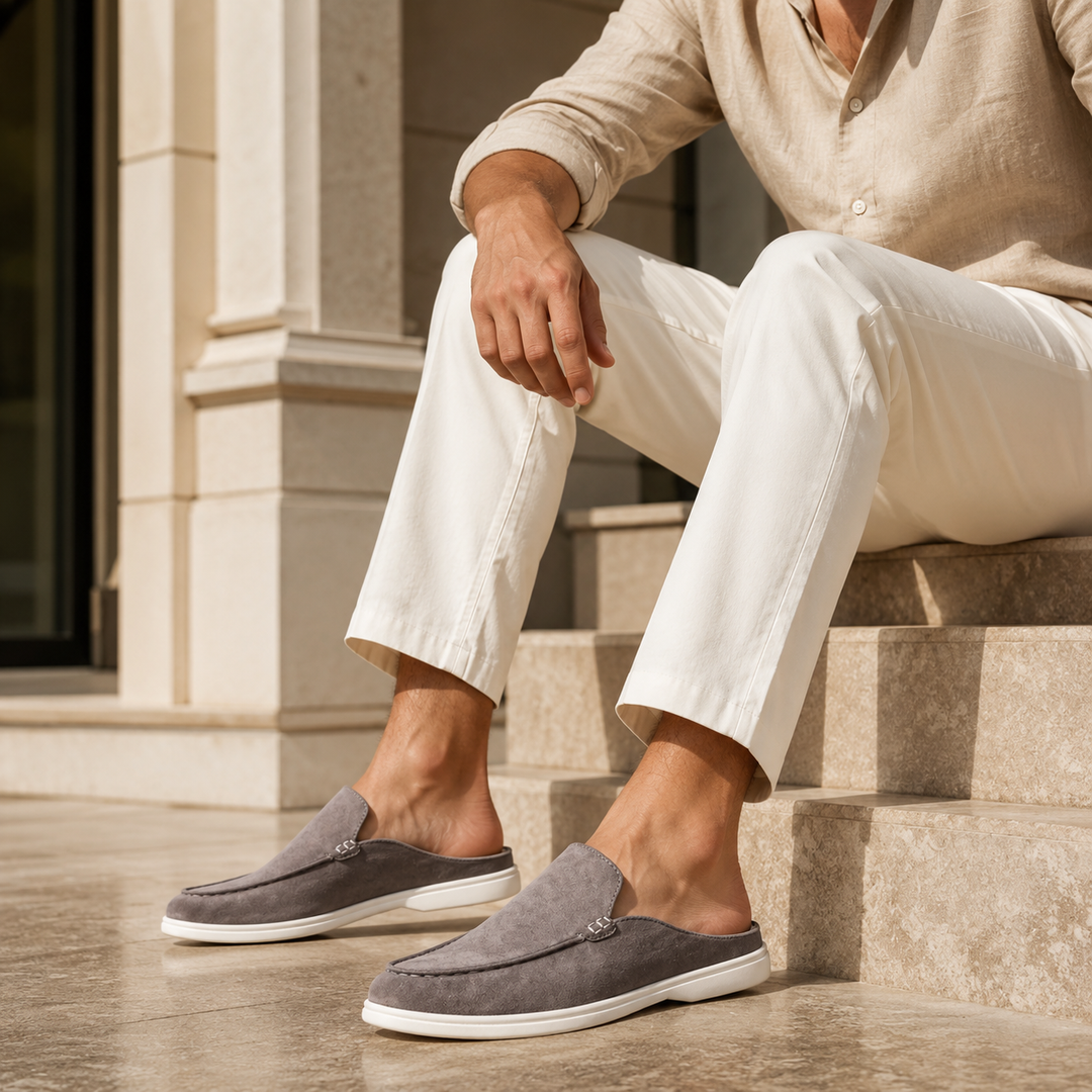 Sorrento - Suede Leather Mules