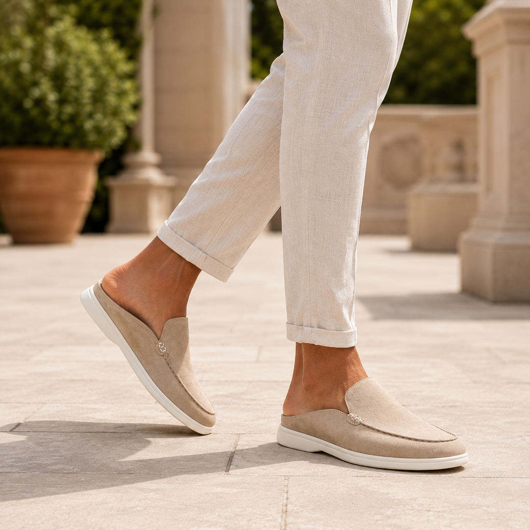 Sorrento - Suede Leather Mules
