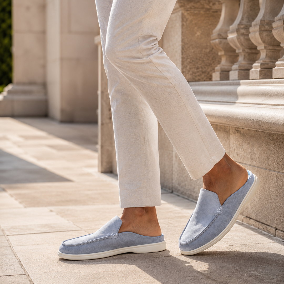 Sorrento - Suede Leather Mules