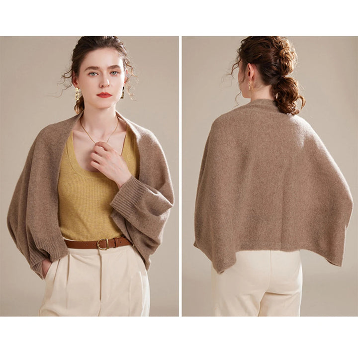 Carezza - Merino Wool Cape Sweater Scarf