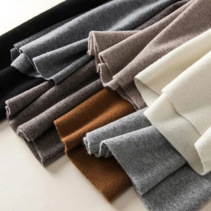 Lusara - Knitted Wool Loose Pants