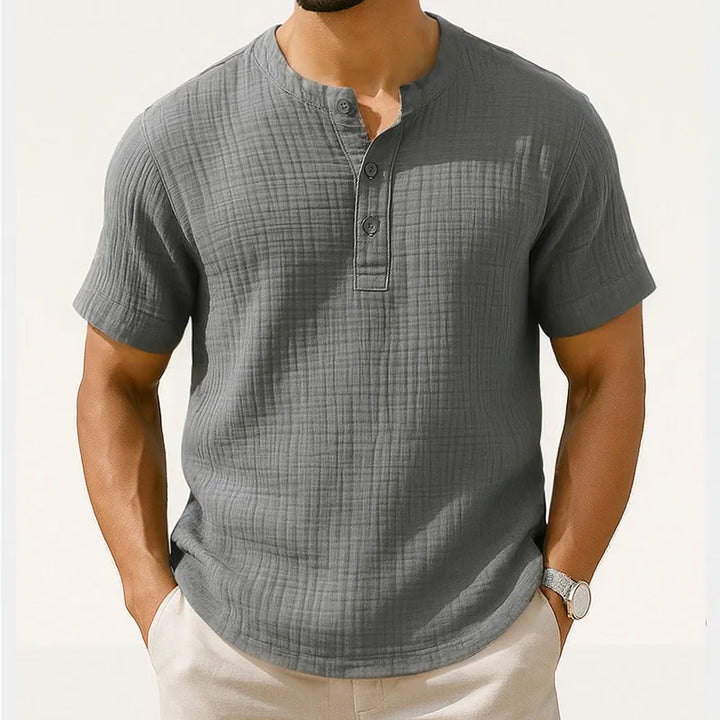 Marzio - Pleated Cotton Shirt