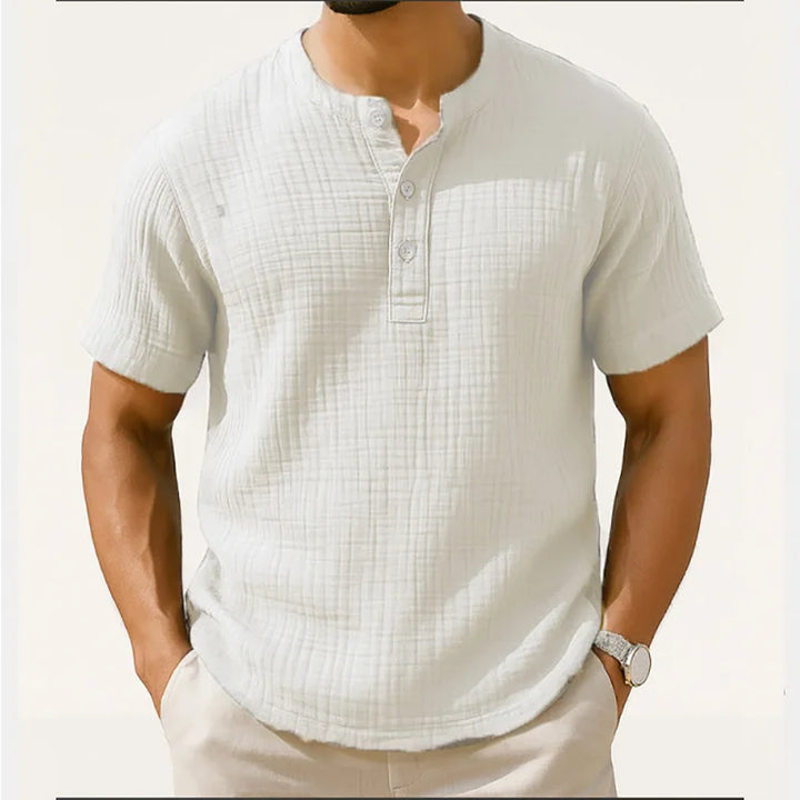 Marzio - Pleated Cotton Shirt